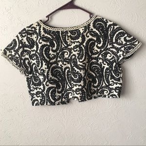 vintage crop top